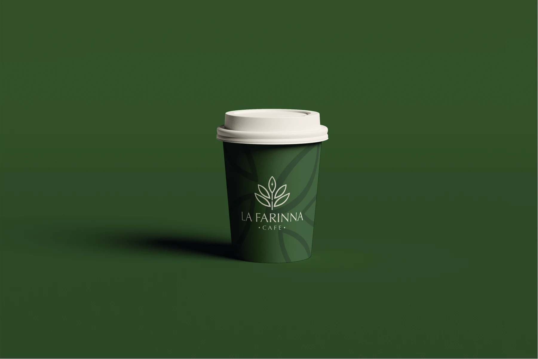 La Farinna logolu kahve bardağı